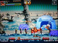 une photo d'Ã©cran de Top Hunter sur SNK Neo Geo